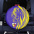Campione d’Italia Spare Tire Cover with Yellow Horse Graphic and Purple Flame Crest - Wonder Print Shop