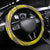 Campione d’Italia Steering Wheel Cover with Yellow Horse Graphic and Purple Flame Crest - Wonder Print Shop