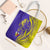 Campione d’Italia Tote Bag with Yellow Horse Graphic and Purple Flame Crest - Wonder Print Shop