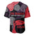 Zapatista Territories Baseball Jersey Mexico with EZLN Masked Face and Floral - Wonder Print Shop