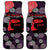 Zapatista Territories Car Mats Mexico with EZLN Masked Face and Floral - Wonder Print Shop