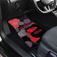 Zapatista Territories Car Mats Mexico with EZLN Masked Face and Floral - Wonder Print Shop