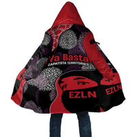 Zapatista Territories Cloak Mexico with EZLN Masked Face and Floral - Wonder Print Shop