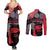 Zapatista Territories Couples Matching Summer Maxi Dress and Long Sleeve Button Shirt Mexico with EZLN Masked Face and Floral - Wonder Print Shop