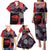 Zapatista Territories Family Matching Puletasi and Hawaiian Shirt Mexico with EZLN Masked Face and Floral - Wonder Print Shop