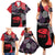 Zapatista Territories Family Matching Summer Maxi Dress and Hawaiian Shirt Mexico with EZLN Masked Face and Floral - Wonder Print Shop
