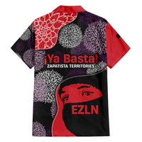 Zapatista Territories Hawaiian Shirt Mexico with EZLN Masked Face and Floral - Wonder Print Shop