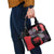 Zapatista Territories Shoulder Handbag Mexico with EZLN Masked Face and Floral - Wonder Print Shop