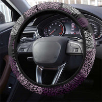 Zapatista Territories Steering Wheel Cover Mexico with EZLN Masked Face and Floral - Wonder Print Shop