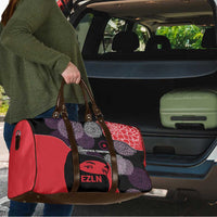 Zapatista Territories Travel Bag Mexico with EZLN Masked Face and Floral - Wonder Print Shop