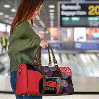 Zapatista Territories Travel Bag Mexico with EZLN Masked Face and Floral - Wonder Print Shop