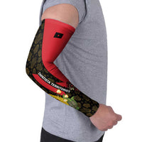 Zapatista Territories Arm Sleeves Mexico with Corn Graphic and Indigenous Pattern Semillas de Libertad - Wonder Print Shop