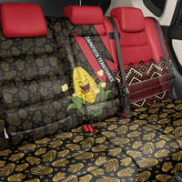 Zapatista Territories Back Car Seat Cover Mexico with Corn Graphic and Indigenous Pattern Semillas de Libertad - Wonder Print Shop