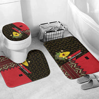 Zapatista Territories Bathroom Set Mexico with Corn Graphic and Indigenous Pattern Semillas de Libertad - Wonder Print Shop