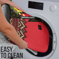 Zapatista Territories Bathroom Set Mexico with Corn Graphic and Indigenous Pattern Semillas de Libertad - Wonder Print Shop