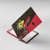 Zapatista Territories Canvas Wall Art Mexico with Corn Graphic and Indigenous Pattern Semillas de Libertad - Wonder Print Shop