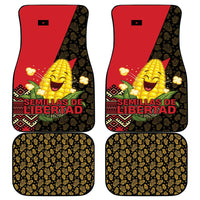 Zapatista Territories Car Mats Mexico with Corn Graphic and Indigenous Pattern Semillas de Libertad - Wonder Print Shop