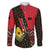 Zapatista Territories Family Matching Long Sleeve Bodycon Dress and Hawaiian Shirt Mexico with Corn Graphic and Indigenous Pattern Semillas de Libertad - Wonder Print Shop