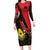 Zapatista Territories Family Matching Long Sleeve Bodycon Dress and Hawaiian Shirt Mexico with Corn Graphic and Indigenous Pattern Semillas de Libertad - Wonder Print Shop