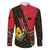 Zapatista Territories Family Matching Off The Shoulder Long Sleeve Dress and Hawaiian Shirt Mexico with Corn Graphic and Indigenous Pattern Semillas de Libertad - Wonder Print Shop