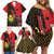 Zapatista Territories Family Matching Off Shoulder Short Dress and Hawaiian Shirt Mexico with Corn Graphic and Indigenous Pattern Semillas de Libertad - Wonder Print Shop