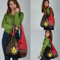 Zapatista Territories Grocery Bag Mexico with Corn Graphic and Indigenous Pattern Semillas de Libertad - Wonder Print Shop