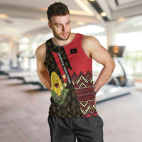 Zapatista Territories Men Tank Top Mexico with Corn Graphic and Indigenous Pattern Semillas de Libertad - Wonder Print Shop