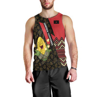 Zapatista Territories Men Tank Top Mexico with Corn Graphic and Indigenous Pattern Semillas de Libertad - Wonder Print Shop