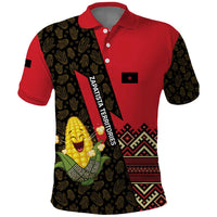 Zapatista Territories Polo Shirt Mexico with Corn Graphic and Indigenous Pattern Semillas de Libertad - Wonder Print Shop