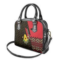Zapatista Territories Shoulder Handbag Mexico with Corn Graphic and Indigenous Pattern Semillas de Libertad - Wonder Print Shop
