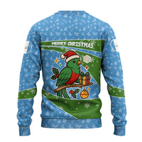 Guatemala Christmas Ugly Christmas Sweater with Blue Green Christmas Quetzal Bird Gift and Coat of Arms - Wonder Print Shop