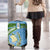 Guatemala Christmas Luggage Cover with Blue Green Christmas Quetzal Bird Gift and Coat of Arms - Wonder Print Shop