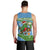 Guatemala Christmas Men Tank Top with Blue Green Christmas Quetzal Bird Gift and Coat of Arms - Wonder Print Shop
