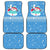 Guatemala Christmas Car Mats with Blue Christmas Monkey Tree Snowman and Snowflake - Wonder Print Shop