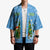 Guatemala Christmas Kimono with Blue Christmas Monkey Tree Snowman and Snowflake - Wonder Print Shop