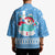 Guatemala Christmas Kimono with Blue Christmas Monkey Tree Snowman and Snowflake - Wonder Print Shop