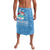 Guatemala Christmas Lavalava with Blue Christmas Monkey Tree Snowman and Snowflake - Wonder Print Shop