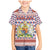 England Christmas Family Matching Mermaid Dress and Hawaiian Shirt with Red Blue White Diamond Pattern Santa and Coat of Arms - Wonder Print Shop