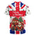 England Christmas Rugby Jersey with Red White Blue Santa Bus Tree and Three Lions Design - Wonder Print Shop