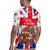 England Christmas Rugby Jersey with Red White Blue Santa Bus Tree and Three Lions Design - Wonder Print Shop