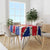 England Christmas Tablecloth with Red White Blue Santa Bus Tree and Three Lions Design - Wonder Print Shop