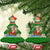 Portugal Christmas Ceramic Ornament with Green Red Santa Ship Tree and Coat of Arms - Wonder Print Shop