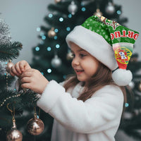 Portugal Christmas Santa Hat with Green Red Santa Ship Tree and Coat of Arms - Wonder Print Shop
