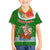 Portugal Christmas Family Matching Off Shoulder Maxi Dress and Hawaiian Shirt with Green Red Santa Ship Tree and Coat of Arms - Wonder Print Shop