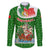 Portugal Christmas Family Matching Off Shoulder Short Dress and Hawaiian Shirt with Green Red Santa Ship Tree and Coat of Arms - Wonder Print Shop