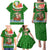 Portugal Christmas Family Matching Puletasi and Hawaiian Shirt with Green Red Santa Ship Tree and Coat of Arms - Wonder Print Shop