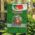Portugal Christmas Garden Flag with Green Red Santa Ship Tree and Coat of Arms - Wonder Print Shop