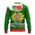 Portugal Christmas Ugly Christmas Sweater with Green Red Santa Ship Tree and Coat of Arms - Wonder Print Shop