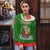 Portugal Christmas Ugly Christmas Sweater with Green Red Santa Ship Tree and Coat of Arms - Wonder Print Shop
