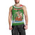Portugal Christmas Men Tank Top with Green Red Santa Ship Tree and Coat of Arms - Wonder Print Shop